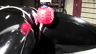 Sexy lesbo amateur milfs toying each other