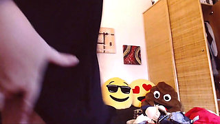 Your Beautiful Italian Stepmother Has Crazy Orgasms at the Computer Desk
