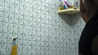 Desi girl bathroom real undress hot
