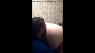 Hot Latina Ana with Big Booty Gets Her Ass Licked and Tits Sucked