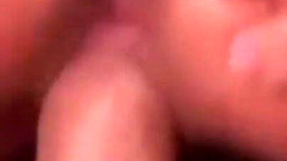 Babe in latex sexy outfit is totally destroyed by a bwc dude - closeup video