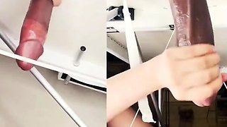 Amateur blonde girlfriend homemade blowjob and handjob