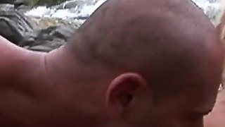 Maddy an Italian Slut with Huge Breasts and Blonde Hair Has Her Ass and Pussy Stretched