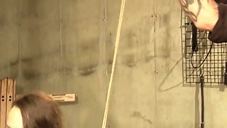 A commanding BDSM performance - humiliating Nora orally