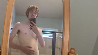 Please Rub My Belly Then Suck My Cock