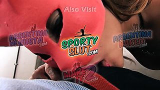 Huge Ass Latina With Deep Cameltoe Working out In Spandex