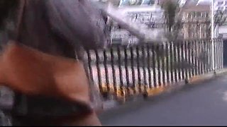 Perfect German Babe Sharing Dick In Hot Public Threesome