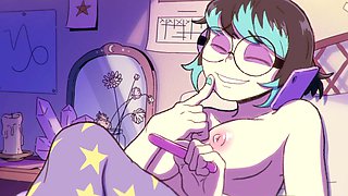 Cute booty step-sis wants her big step-bro cock so bad before going to bed