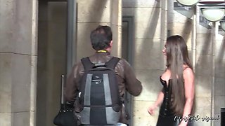 TwistedVisual - Sexy Suzy Fucking Behind the Scenes Outside