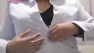 female college student with a after school