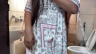 Stepson Saw MILF Saara Naked After Shower and Couldn’t Hold His Cock Away From Her Wet Cunt