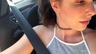 Casey & Sophia's Public Passion in Wild Blowjob
