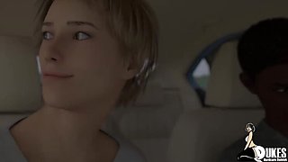 Best Friend Gives Me a Hot Car Blowjob - Big Dick Cum in Mouth