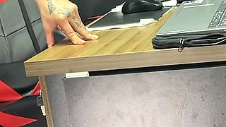 Camila Vegas in the Office with My Giant BBC - I Almost Got Caught