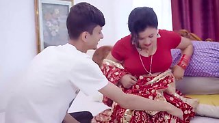 Indian Desi Newly Married Big Ass StepMom in Amateur Homemade Threesome Hardcore - Ko Ko