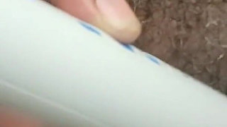 Stimulating My Hairy Pussy with My Vibrators Cumming Hard