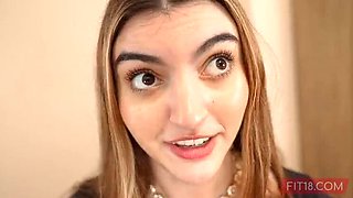 Skinny Indian Teen Julia James POV Casting Creampie - Petite Desi Girl Fucked Hard