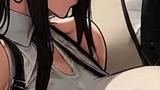 Big Titty Tifa Serves up Big Natural Glasses of Milk