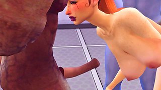Mission 001: alien gangbang  sims four