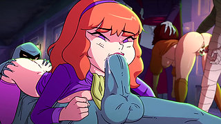 Mystery Inc.'s Monster Gangbang: Velma and Daphne Were Taken by a Horde of Horrifying Creatures
