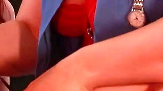 Lesbian Nurse Makes Hot Redhead Squirt