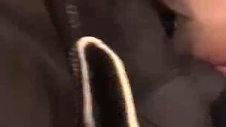 Brunette bum fucked by black stud