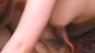 Two Beautiful Young Bisexual Girls Lick Each Other's Pussy Then Get Fucked by a Big Amateur Cock