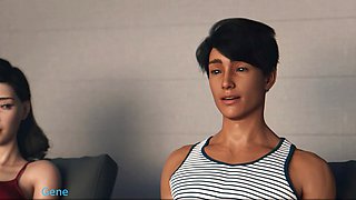 Ms Denvers has a wild movie night in her sexy lingerie with her stepson