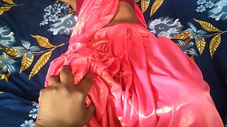 Hot Indian Stepmom Fucking with Her Step Son in Pink Saree