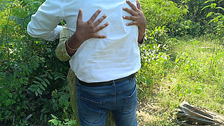 Step brother fucking in jungle