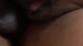 Lovely big ass ebony fucked from BBC and milked