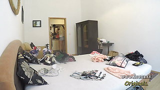 Super Hot Beautiful and Sexy Girls Try on Haul turns into a Lesbian Party on High Heels and Miniskirts with Backstage