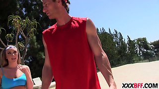 Yoga class get the penis