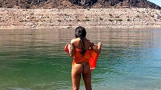 Cute brunette amateur babe sosha masturbating