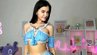 Shy brunette homemade amateur webcam teen