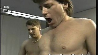 Big Black Nipple Yolanda Black Cock Gangfuck in Workout Room