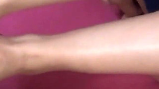 Hot Liliane in Cuckold Footjob POV!