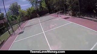 Teenslovemoney - tennis hoe (Karter Foxx) fucks for money