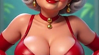 Topless Granny Animation