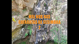 Mel Naked at Sesimbra Falls 2