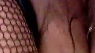 Horny hairy chick takes a piss and gets anal bang