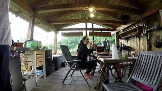 No Panties Sexy Neighbor Has a Girls Party Without Underwear but with Skirts and Summer Dresses Only