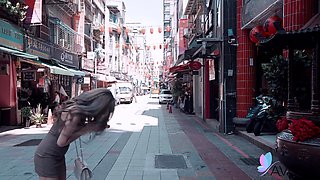 Young Taiwan Miss Feels a Ghost in Her Room That Fucks Her From Behind