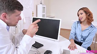 Kinky doctor gives Veronica Leal an oral and anal eXXXam in the clinic GP1446 - AnalVids