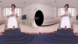 Glamour asian beauty arousing VR clip