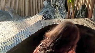 Fuck Young Couple Outdoor Veranda