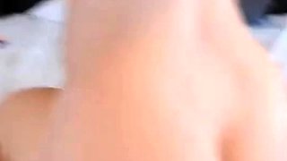 Blonde Pregnant Masturbating with Dildo on Webcam