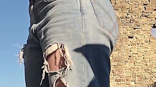 Amateur Whore Wants Cock Public Deepthroat with Stranger