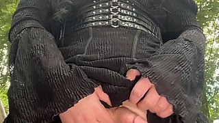 Would you suck a girl with big balls in the forest?