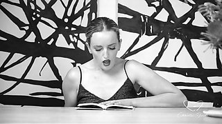 Its Charlie Forde Reaching To Orgasm As She Reads!